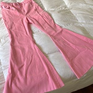 Wild Fable Pink Bell Bottom Flare Pants Size 8